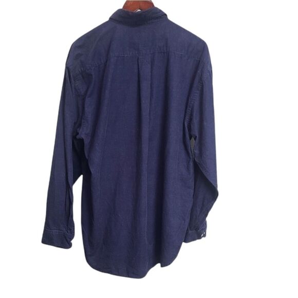 Hathaway Sport LongĀ Sleeve 100%āCotton Button Down Shirt SizeāXL - Picture 2 of 6